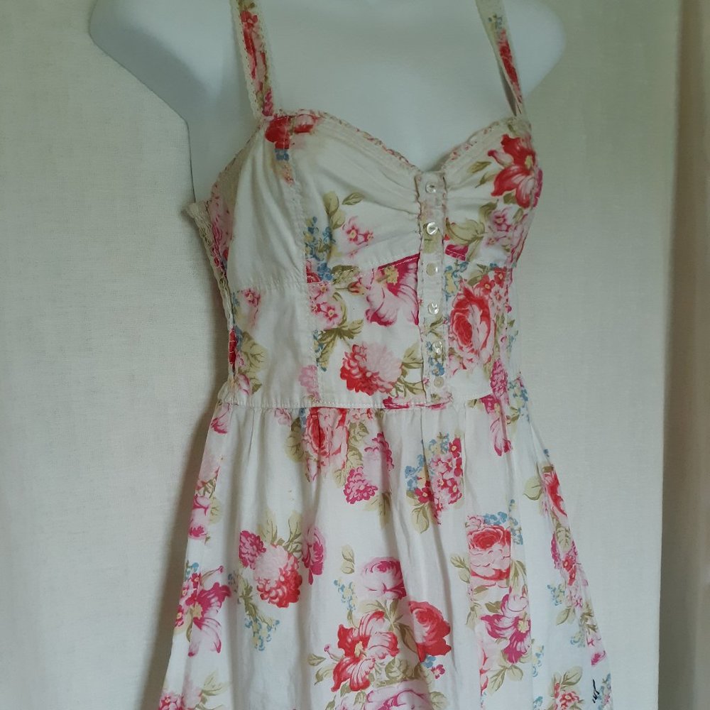 Abercrombie Fitch Flower Lace Babydoll Dress Small